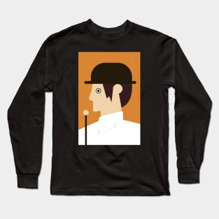 Alex DeLarge - Minimalist Long Sleeve T-Shirt